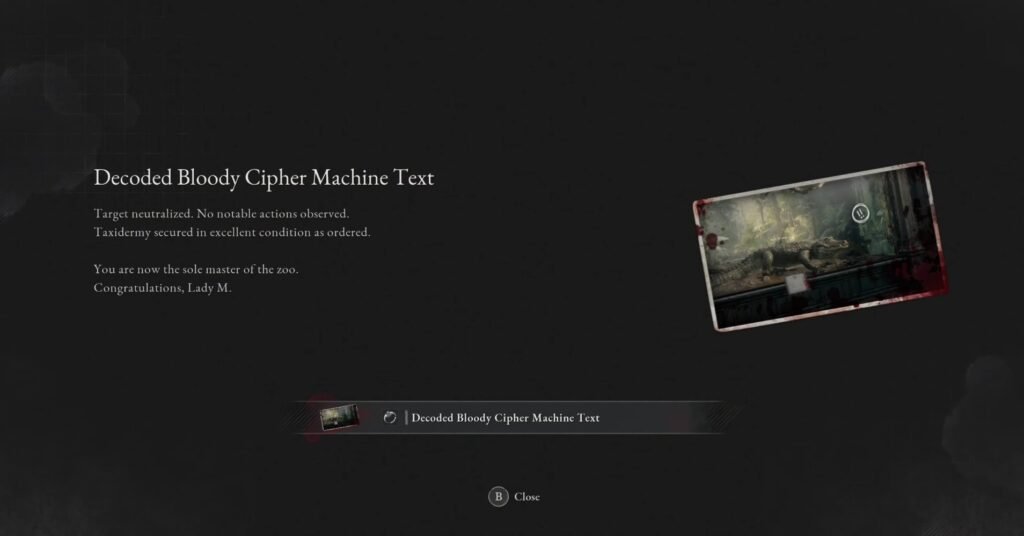 Bloody Cipher Lies Of P Overture