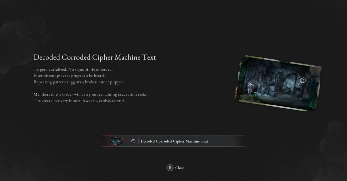Lies Of P Overture: All 3 Cipher Machines Locations & How To Solve ...