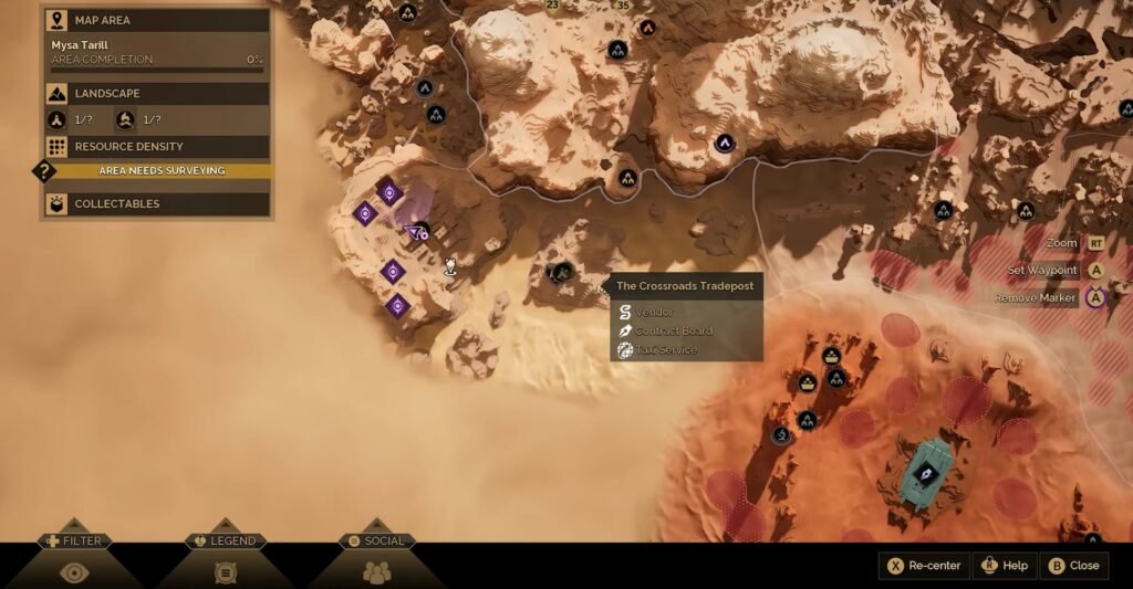 The Crossroads Tradepost Mysa Tarill Dune Awakening