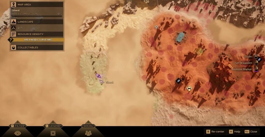 Hydraulic Piston Map location Dune Awakening