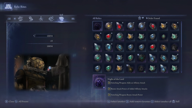 Nightreign: How To Make Murk From Unwanted Relics Relic Rites Elden Ring Nightreign
