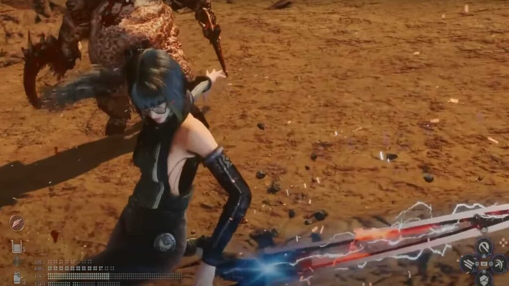 5. Sweep Kick → Blade Tornado