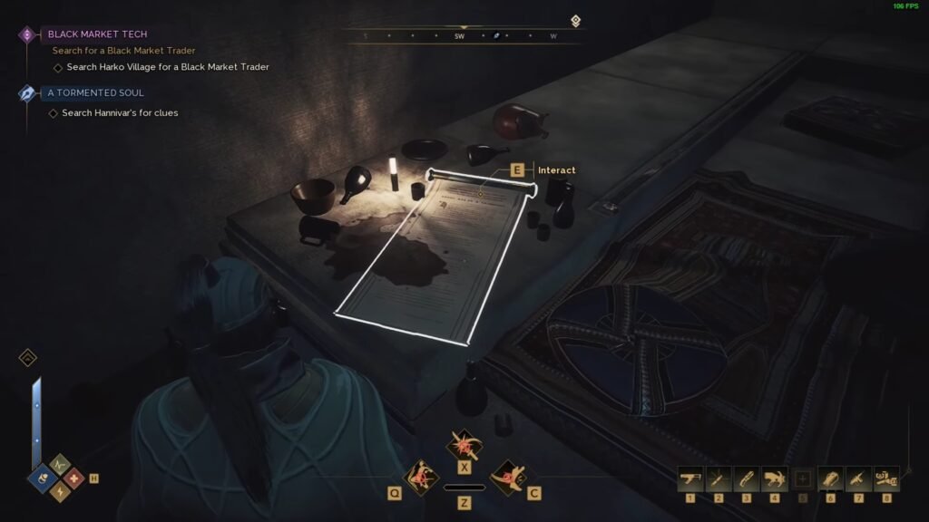 Seron Varlin Tormented Soul contract location Dune Awakening