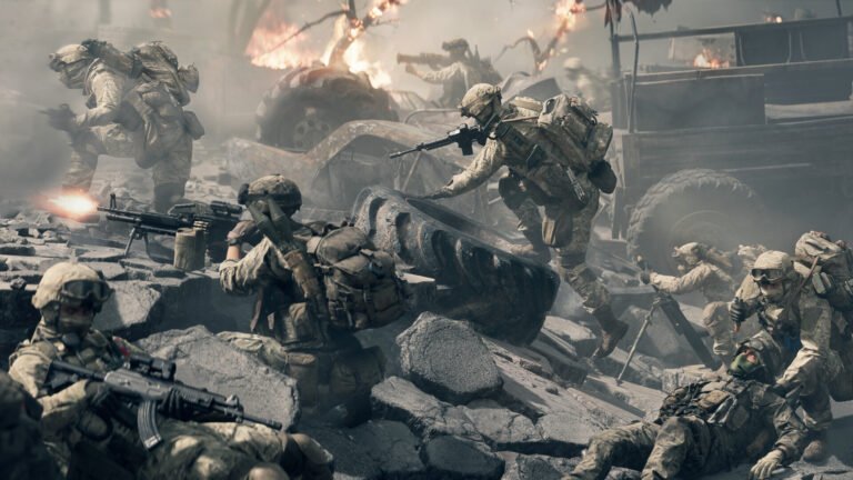 Day one patch has over 200 fixes, so why is Battlefield 6 still refusing to fix the main issue? Military members fighting an unseen force in Battlefield 6.