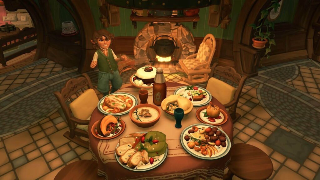 A table that will be used to raise friendship in tales of the Shire