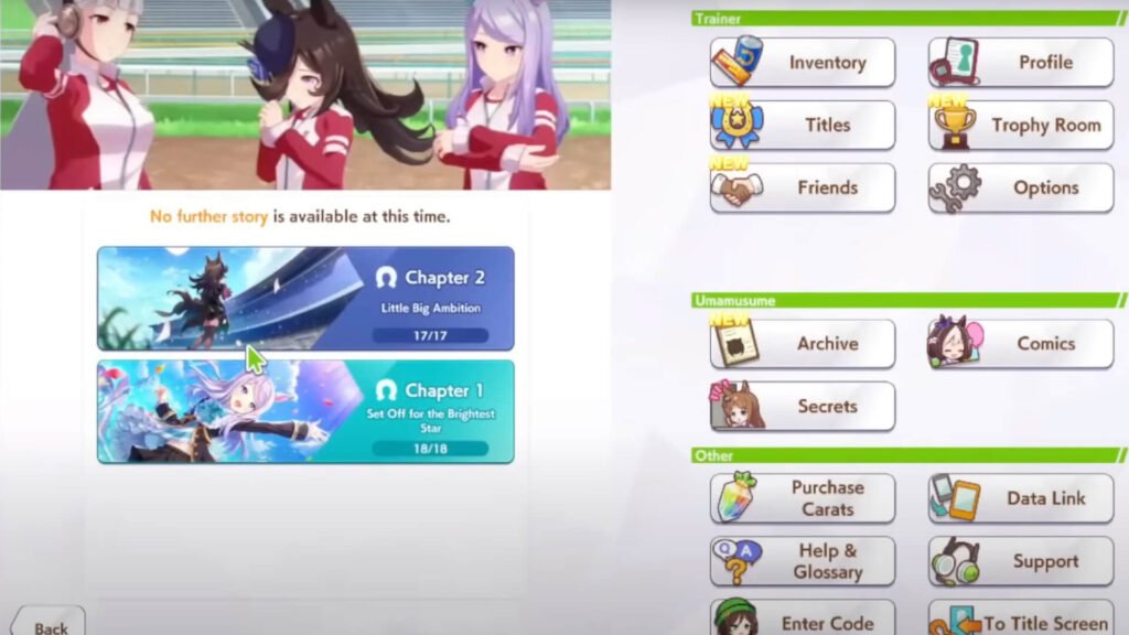 Uma Musume Main Story