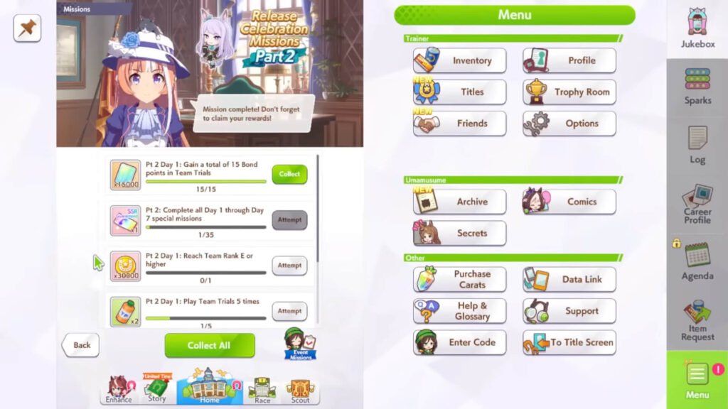 Uma Musume Missions