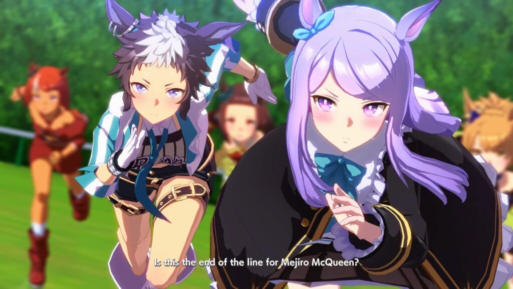 Girls running in Umamusume Pretty Derby