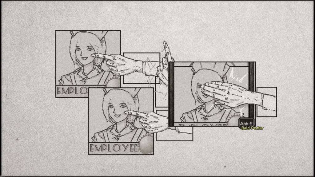 A hand on a comic strip in Artis Impact