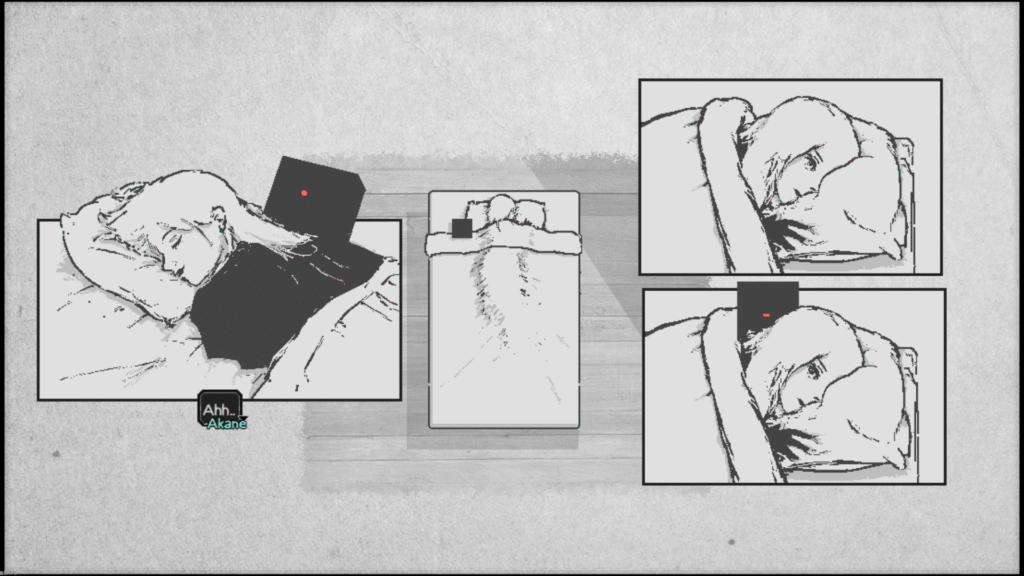 A person in a comic sleeping in a bed in Artis Impact