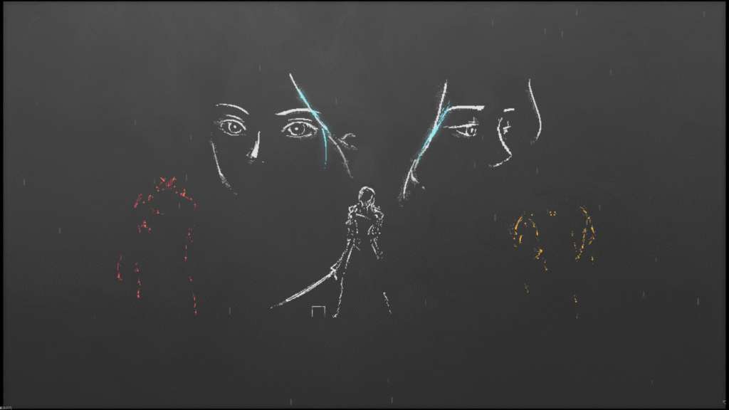 A person in between two faces in Artis Impact