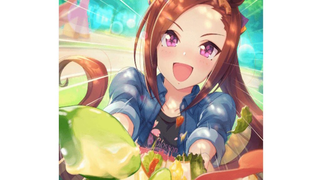 The official image of the SSR Sakura Bakushin O support card