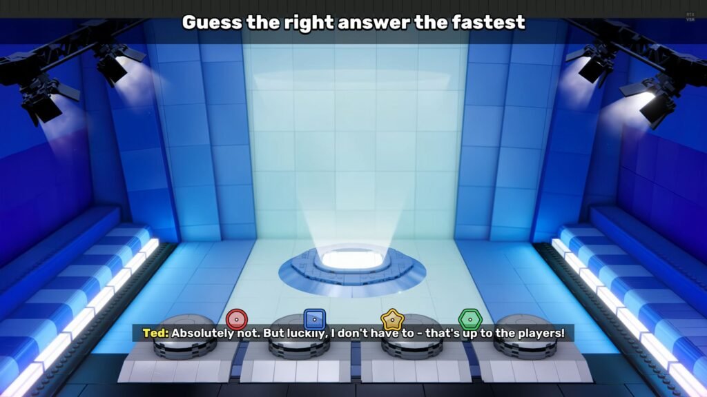 Guess the right answer the fastest minigame in Lego Party