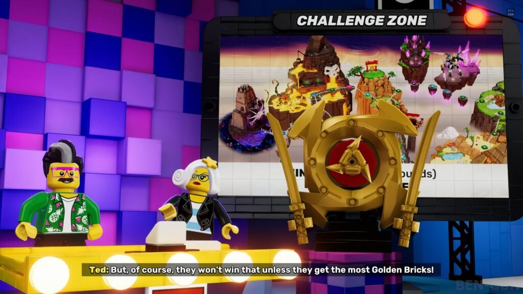 Challenge zone in Lego Party
