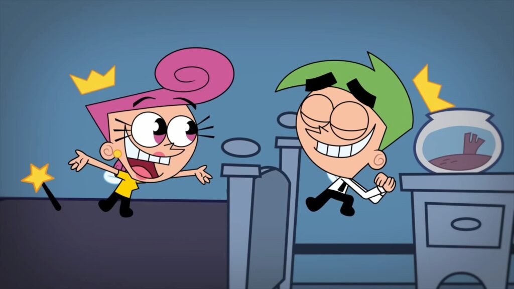 Cosmo and Wanda happy together in Nicktoons & The Dice of Destiny