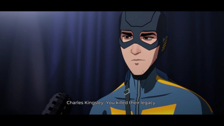 Dispatch – Answer the Reporter or Attack or Leave? gameplay image from Dispatch
