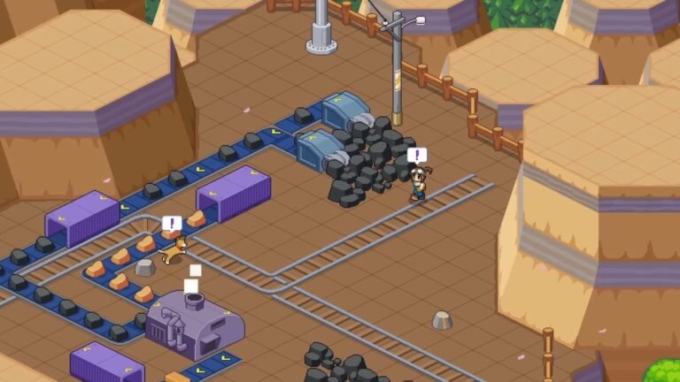 The mines producing materials in Little Rocket Lab