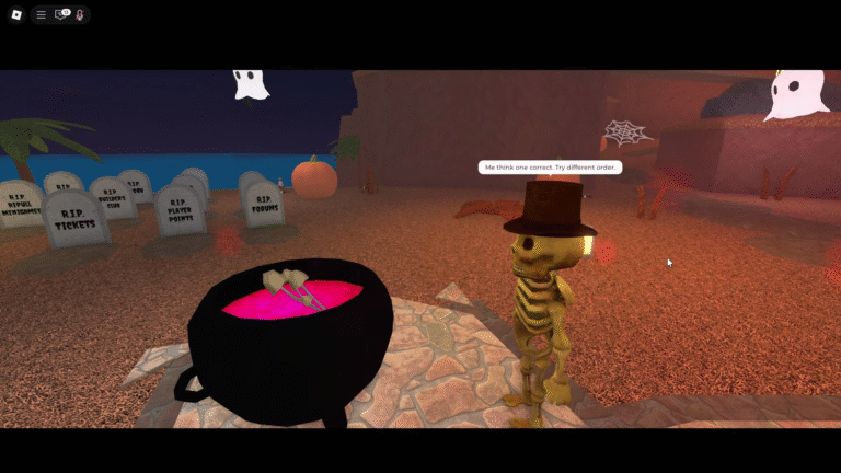 How To Complete Epic Minigames’ Steve Questline gameplay image from Epic Minigame's Halloween Spotlight Quest