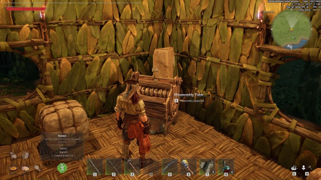 Disassembly Table Windrose