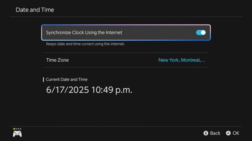 Change Date and Time 