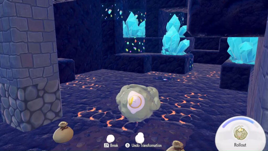 Glowing Stones are found in the mines of Rocky Ridges in Pokémon Pokopia