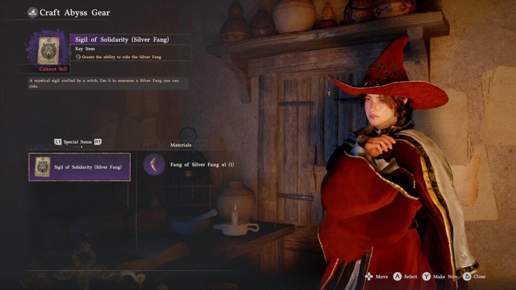 Sigil of Solidarity for the Silver Fang Mount in Crimson Desert 