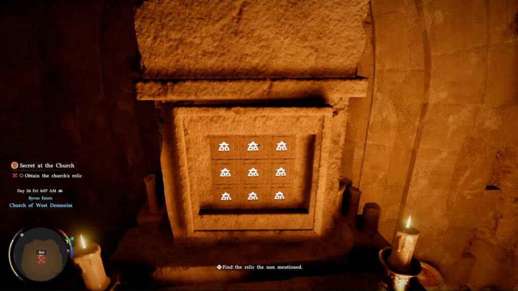 Secret at the Church Strongbox Puzzle Crimson Desert