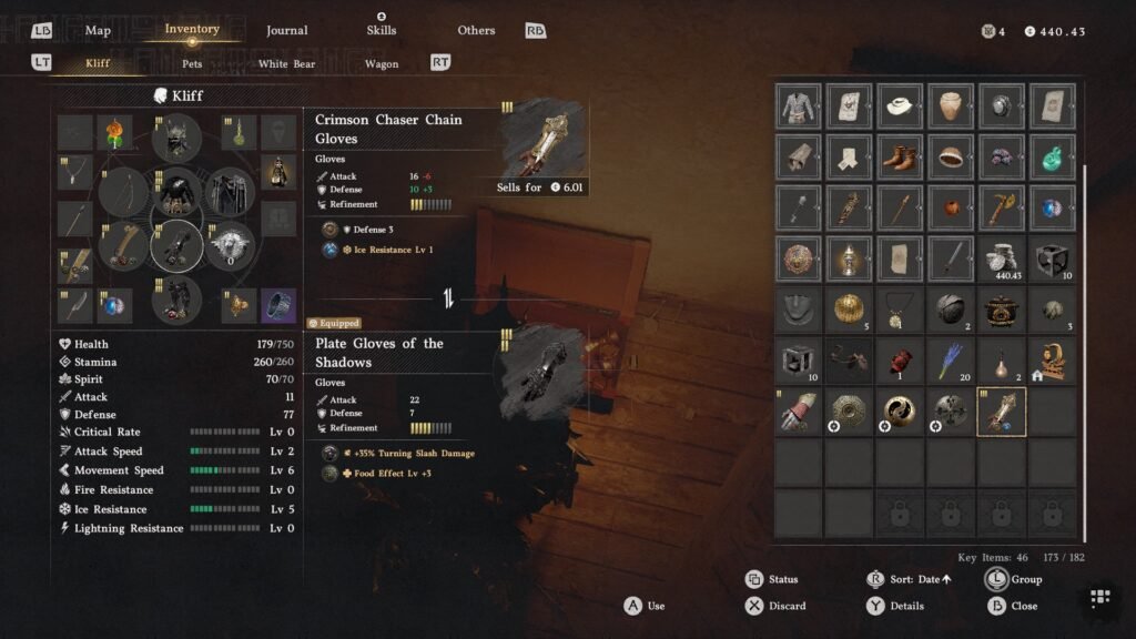 Crimson Desert Crimson Chaser Chain Gloves