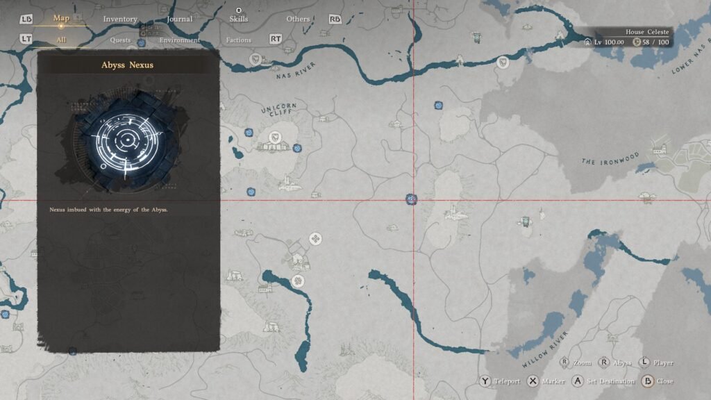 The location of a bear