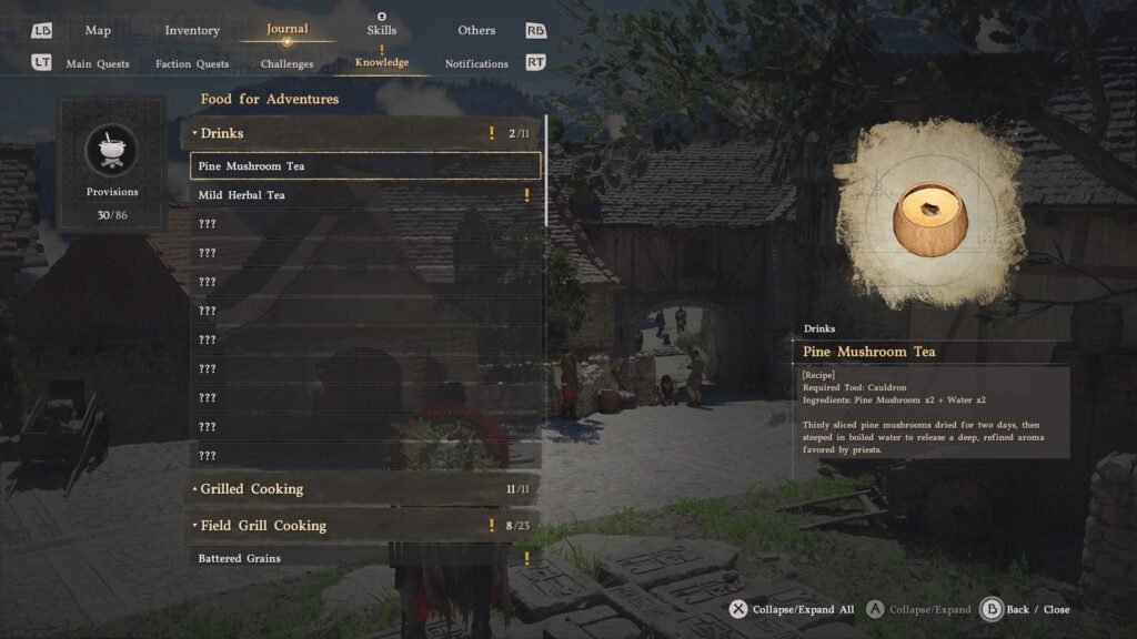 Pine Mushroom Tea Recipe