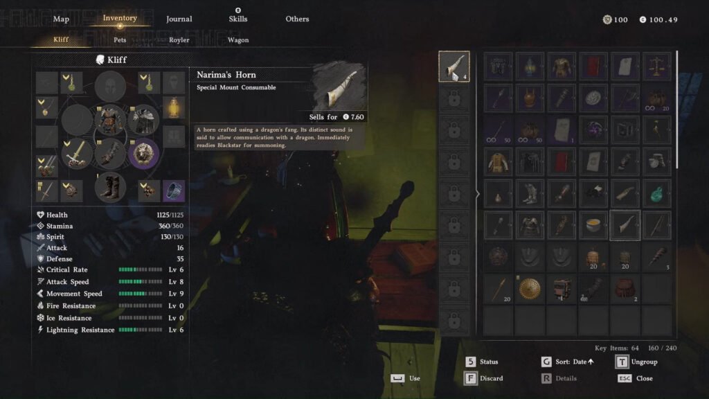 Narima's Horn in Crimson Desert