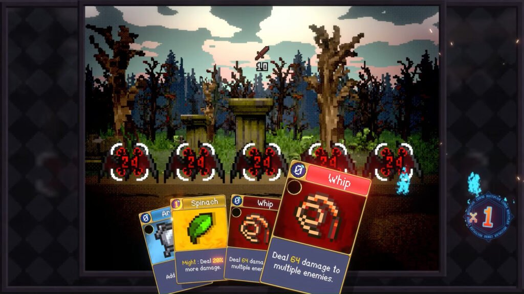 Vampire Crawlers Evolved weapons