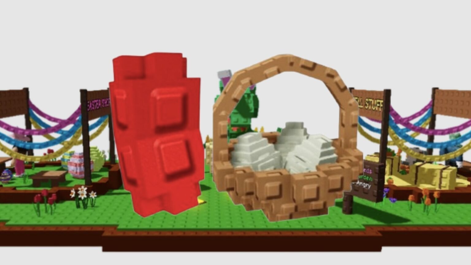 Learn how to get the Jelly Bean Sprout and Basket Bouquet (Image via Roblox Corporation)