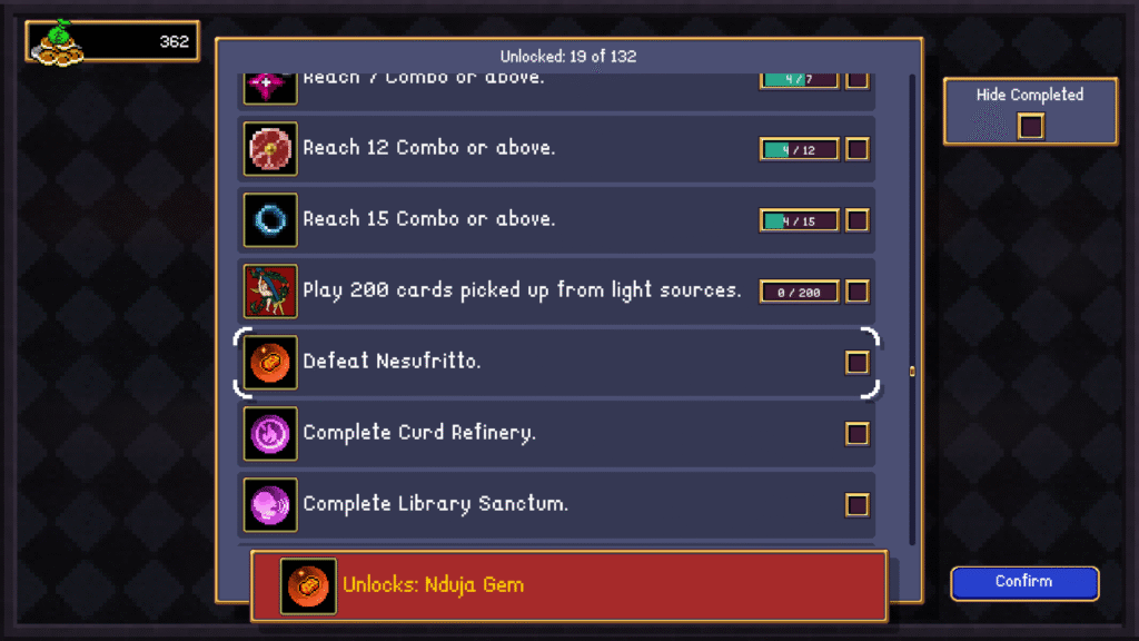 Vampire Crawlers Unlocks