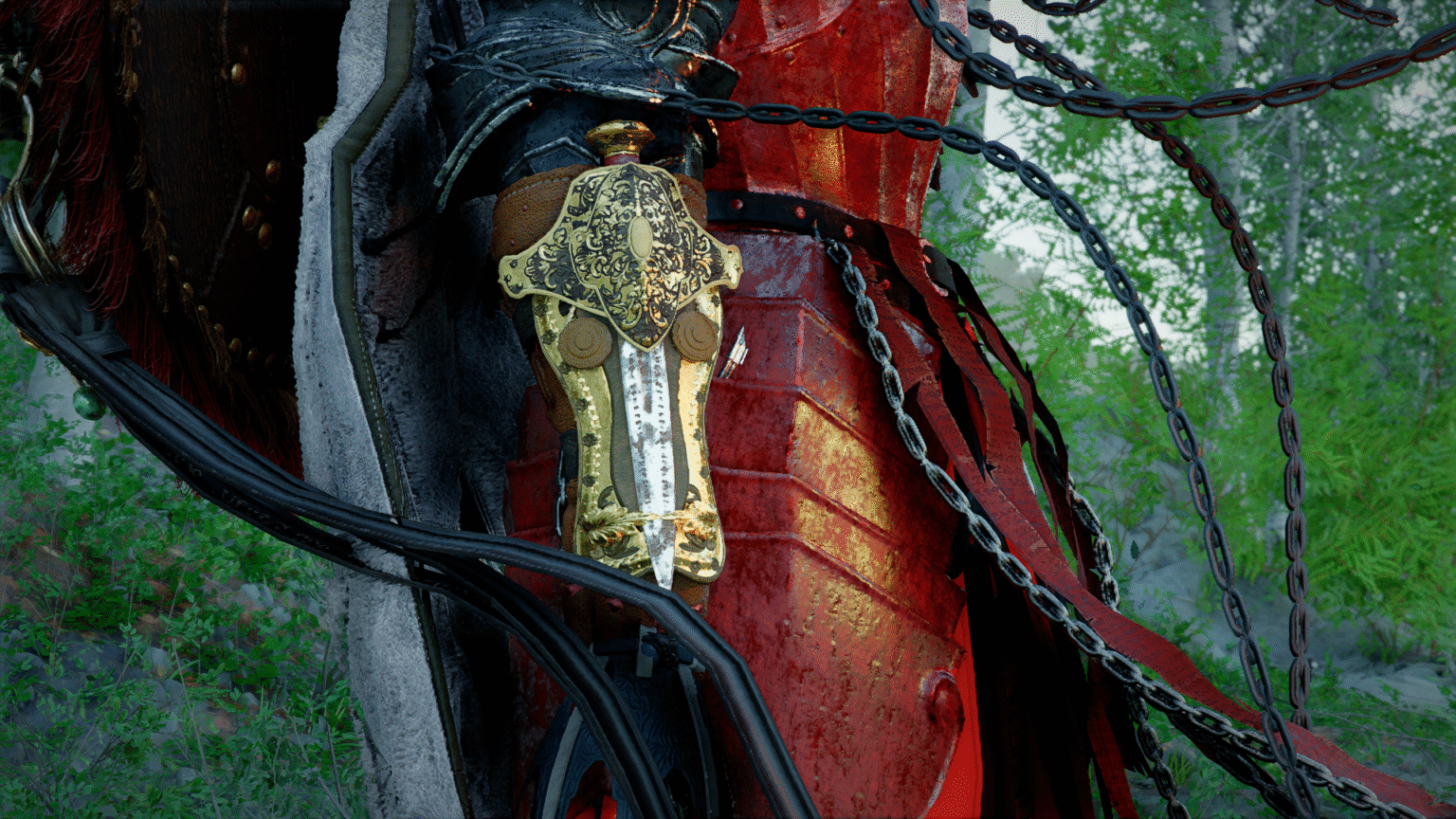 Crimson Desert Assassin's Creed Hidden Blade Crimson Chaser Chain Gloves