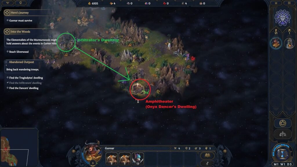 Heroes of Might and Magic Onyx Dancer's Dwelling Safe House