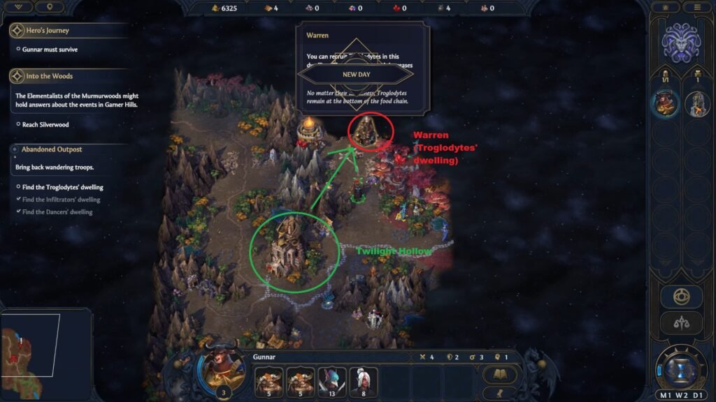 Heroes of Might and Magic Troglodytes' Warren