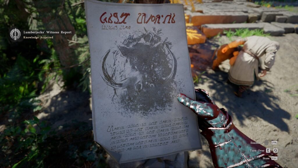 Lumberjack Witness Report Crimson Desert