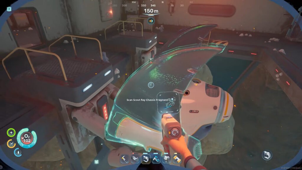 Scout Ray Chassis Vehicle Fabricator Subnautica 2
