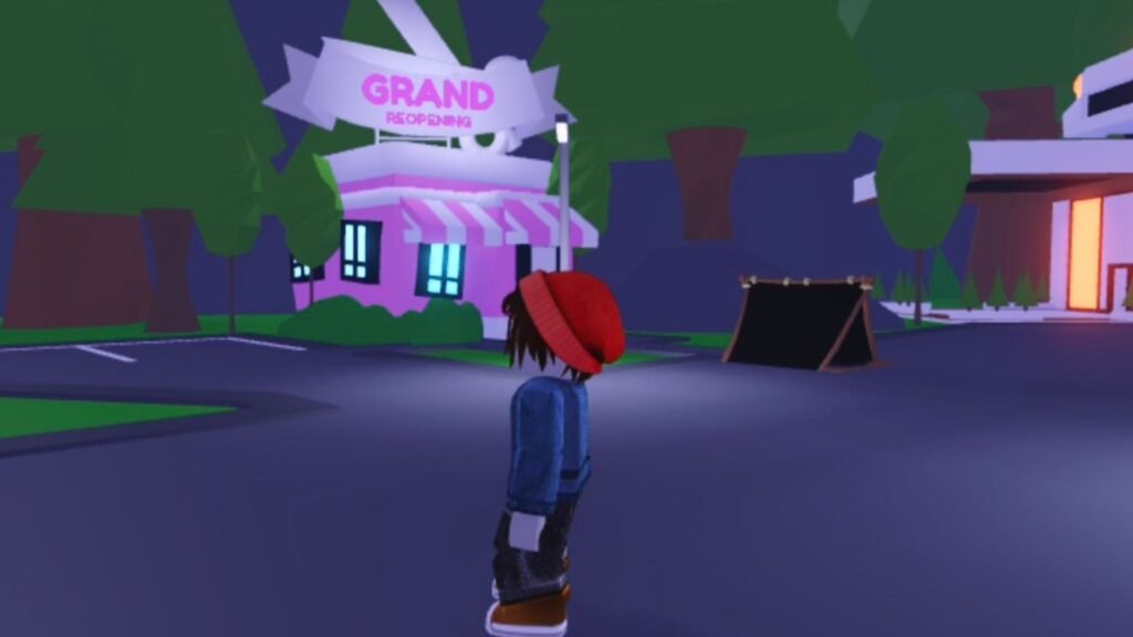 Head to the salon to get Moonbeam Peacock in Adopt Me (Image via Roblox Corporation)