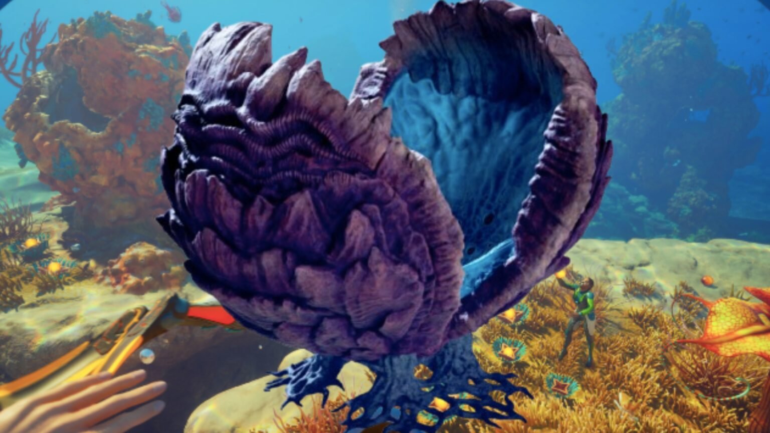 Great Jaw is a shell looking creature in Subnautica 2 (Image via Unknown Worlds Entertainment)