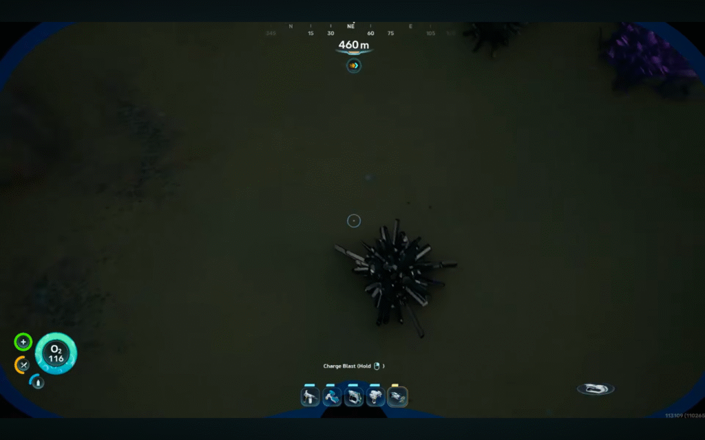 Head to the bottom of ocean floor to collect Atacamite in Subnautica 2 (Image via Unknown Worlds Entertainment || @QuickTips/YouTube)