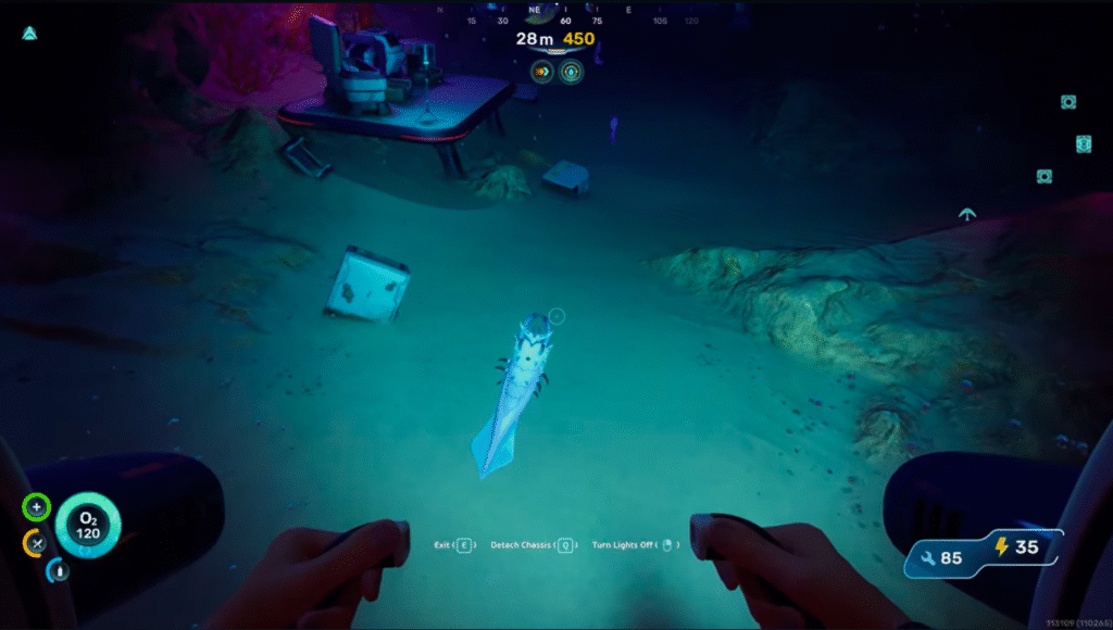 Sandspear fish in the game (Image via Unknown Worlds Entertainment | @WoWQuest/YouTube)