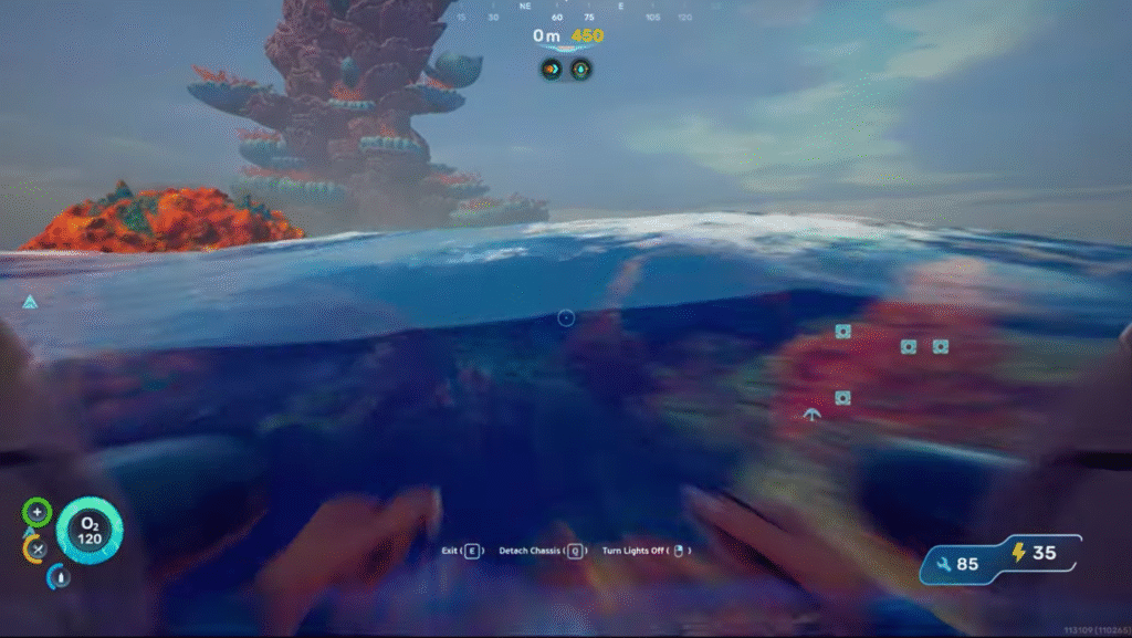 Once you spot this landmark, dive deep (Image via Unknown Worlds Entertainment | @WoWQuest/YouTube)