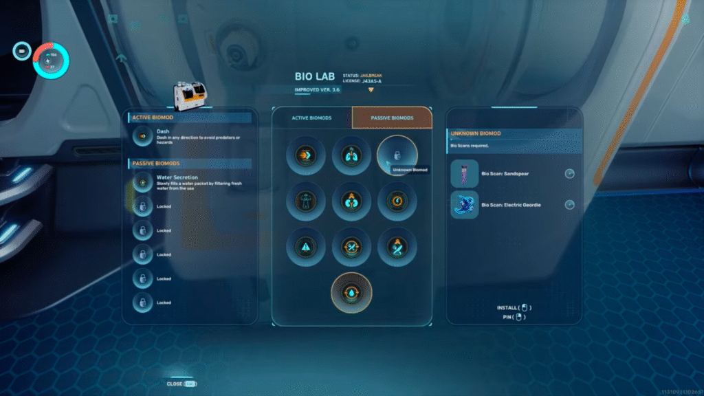 Scan Sandspear o unlock a Passive Mode in Subnautica 2 (Image via Unknown Worlds Entertainment | @WoWQuest/YouTube)