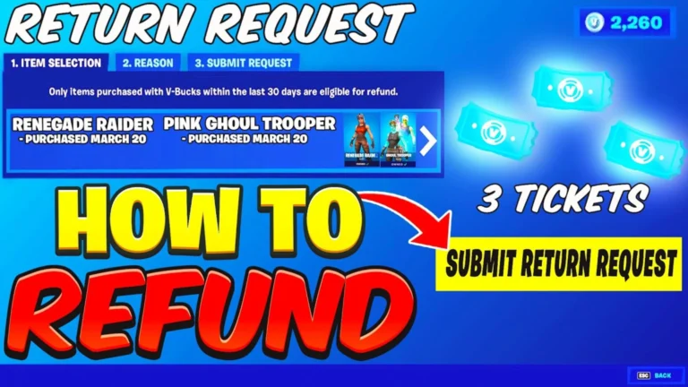 How To Refund Items in Fortnite: Get Your V-Bucks Back How To Refund Items in Fortnite