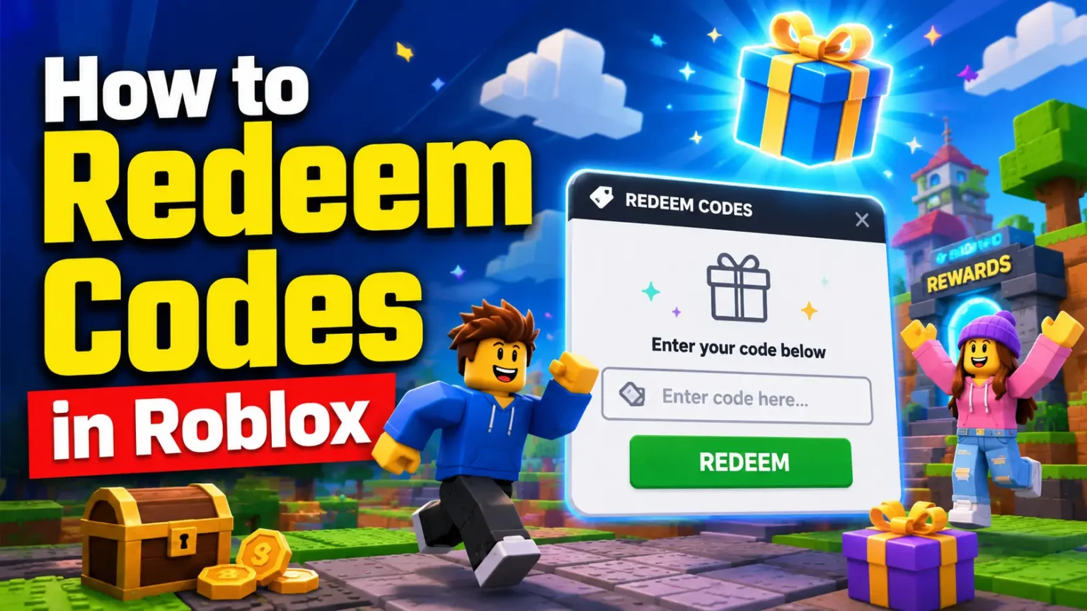 How to Redeem Codes in Roblox