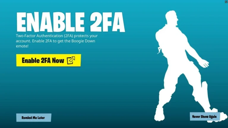 How to Enable 2FA in Fortnite