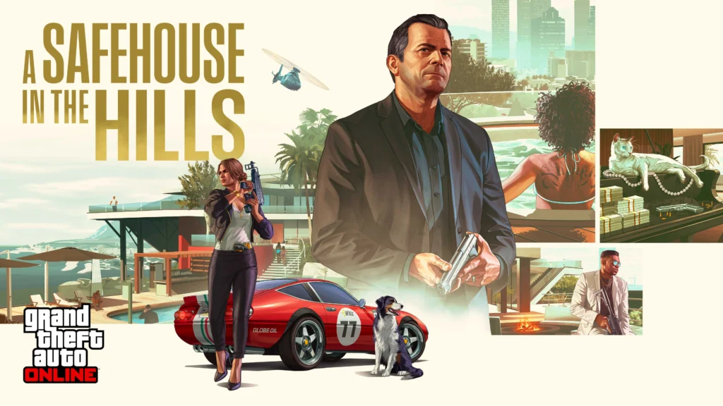 GTA 5 A Safehouse in the Hills promo.