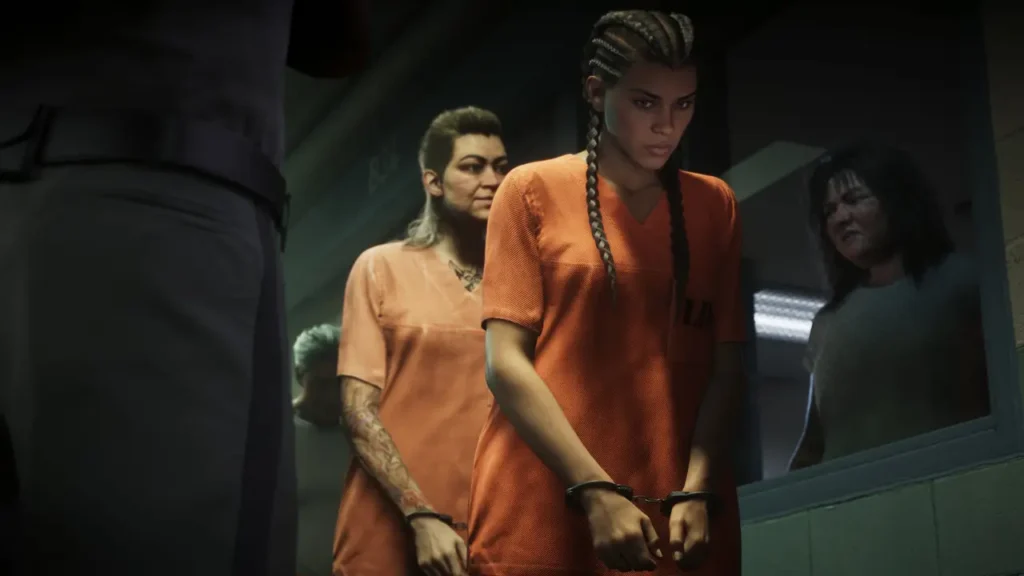 Lucia Caminos in prison in GTA 6.